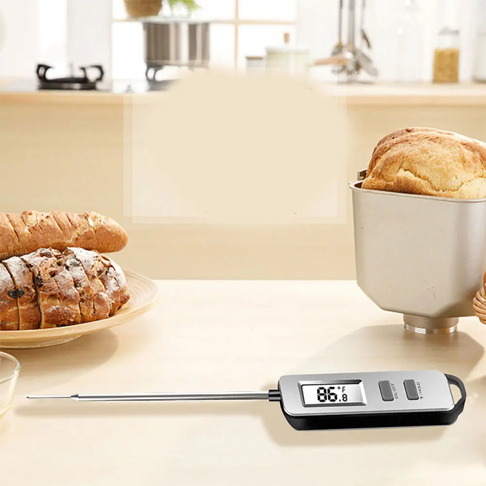 Inline-Plug Food Thermometer Digital Barbecue Thermometer Flame Retardant Furniture Gardening High Sales Essential Tools