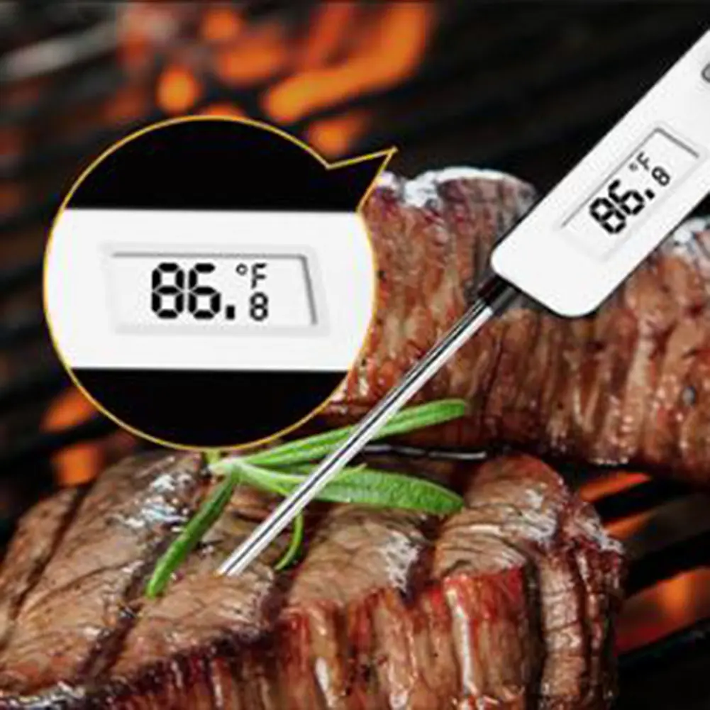 Inline-Plug Food Thermometer Digital Barbecue Thermometer Flame Retardant Furniture Gardening High Sales Essential Tools