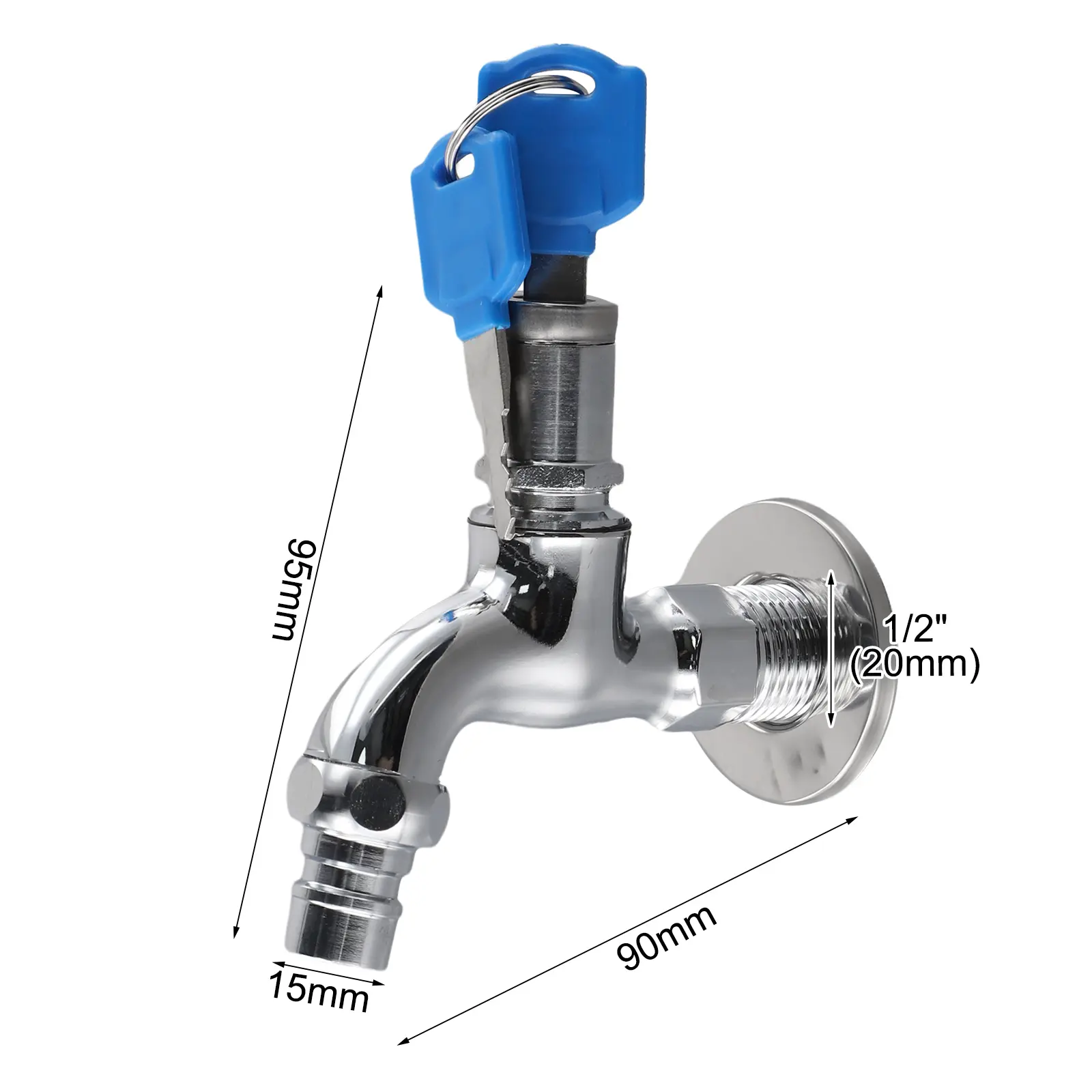 Faucet Outdoor Faucet Outdoor Public Public Places Quick Opening Silver Wateringm Garden Home Mop Sink Lockable