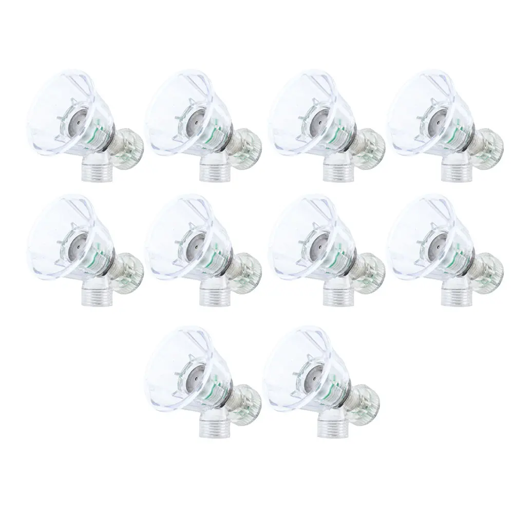 Agricultural Nozzle Plastic White 1/10PCS Adjustable Cyclone Nozzle Garden Nozzle For Agricultural Exquisite Practical Brand New