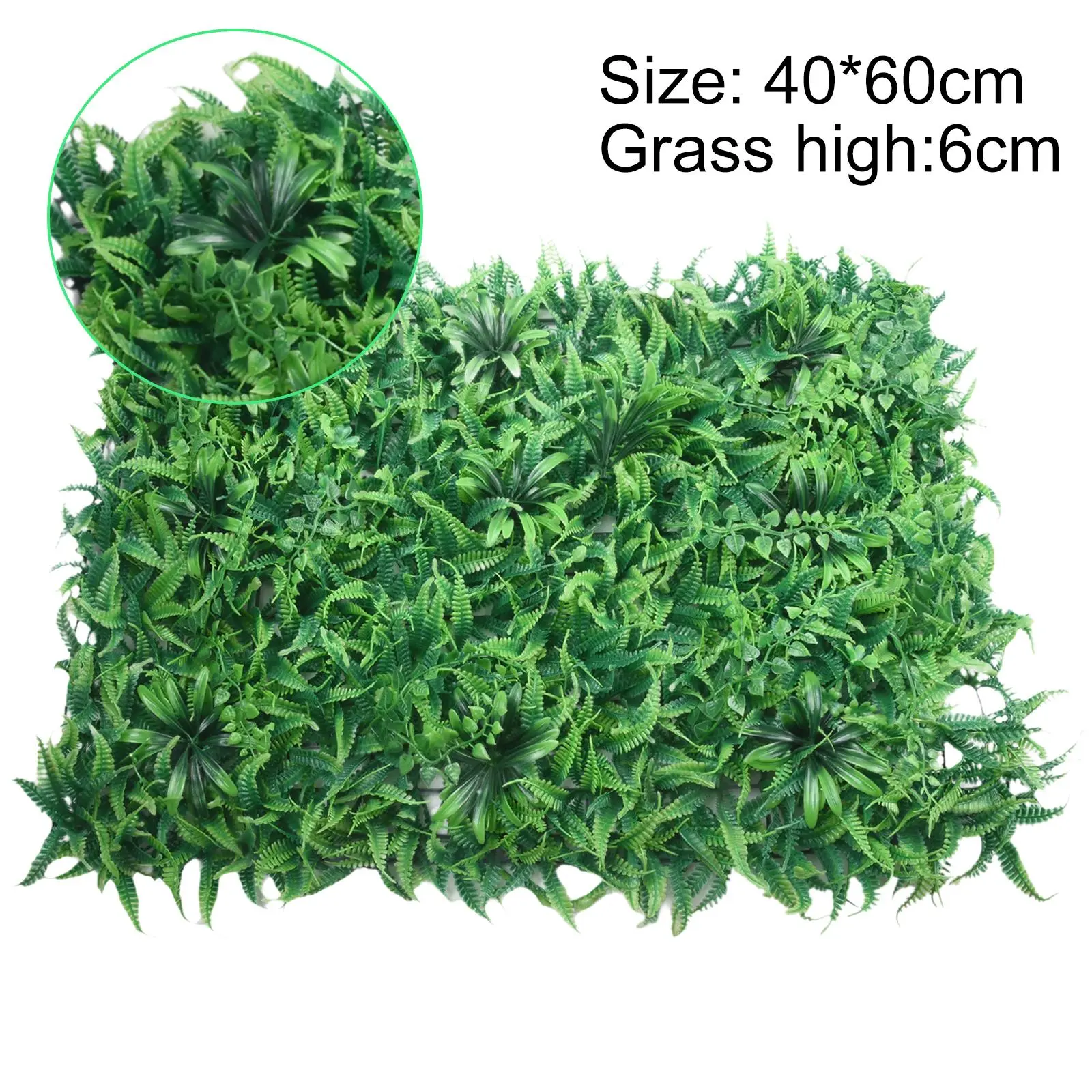 40x60cm Artificial Plant Walls Foliage Hedge Grass Mats Greenery Panels Fence Homes Decor Fake Plants Gardens Simulated Lawn