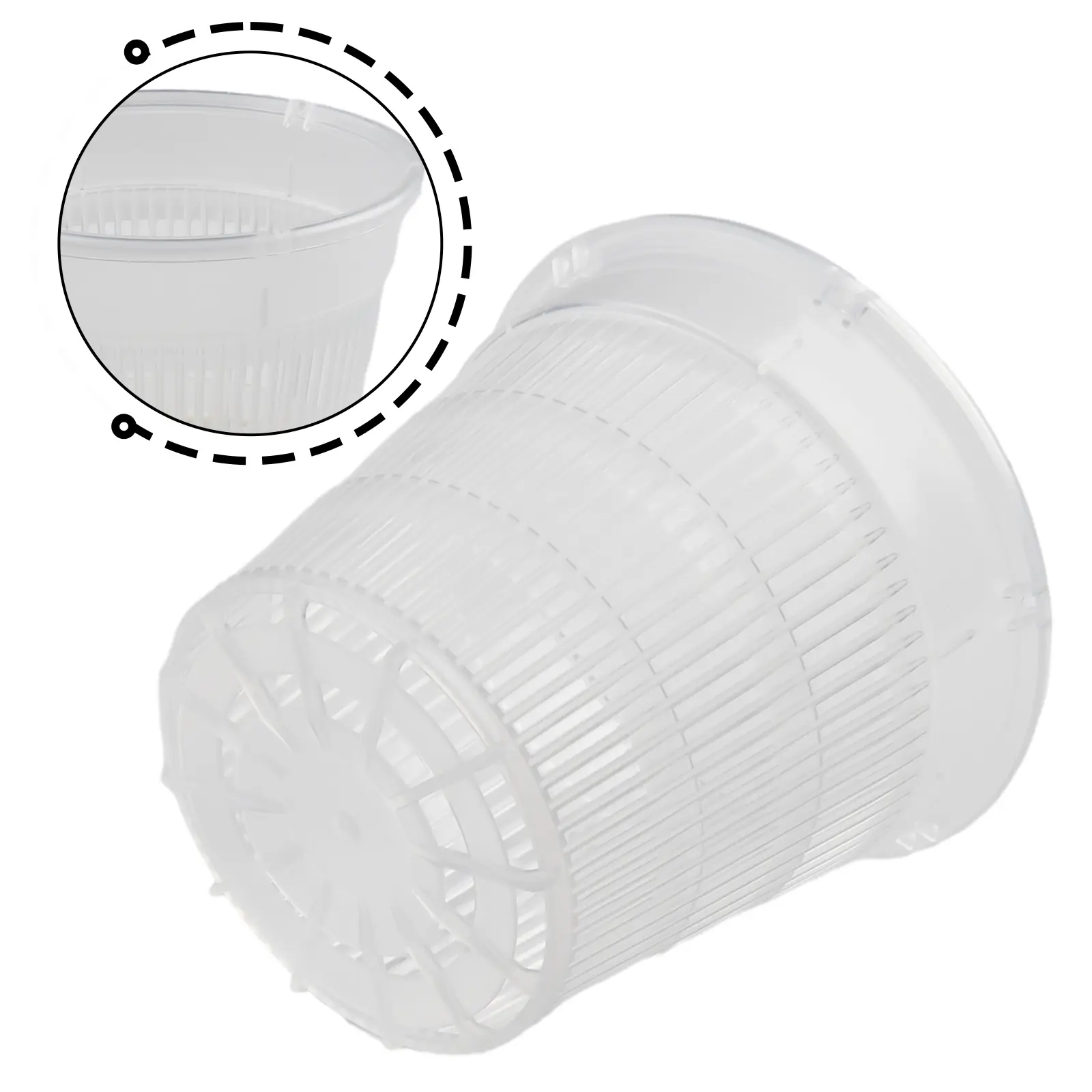 Plant Pot Flower Pot Root-Controlled Washable Corrosion-Resistant Clear Flower Pot Stand Kits Light-transmitting