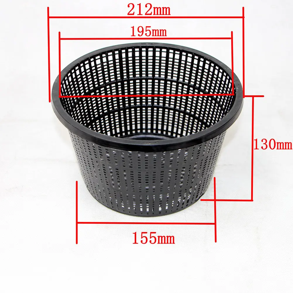 Large Aquatic Plant Basket Aquatic Net Pots Dense Mesh Holes Multipurpose Application Optimal Water Circulation