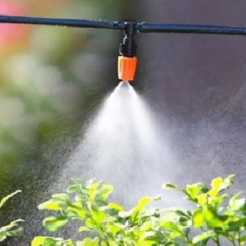 360 degree Drippers Adjustable Misting Nozzle Irrigation Garden Lawn Yard Plant Tool Attachment Set Part Plastic
