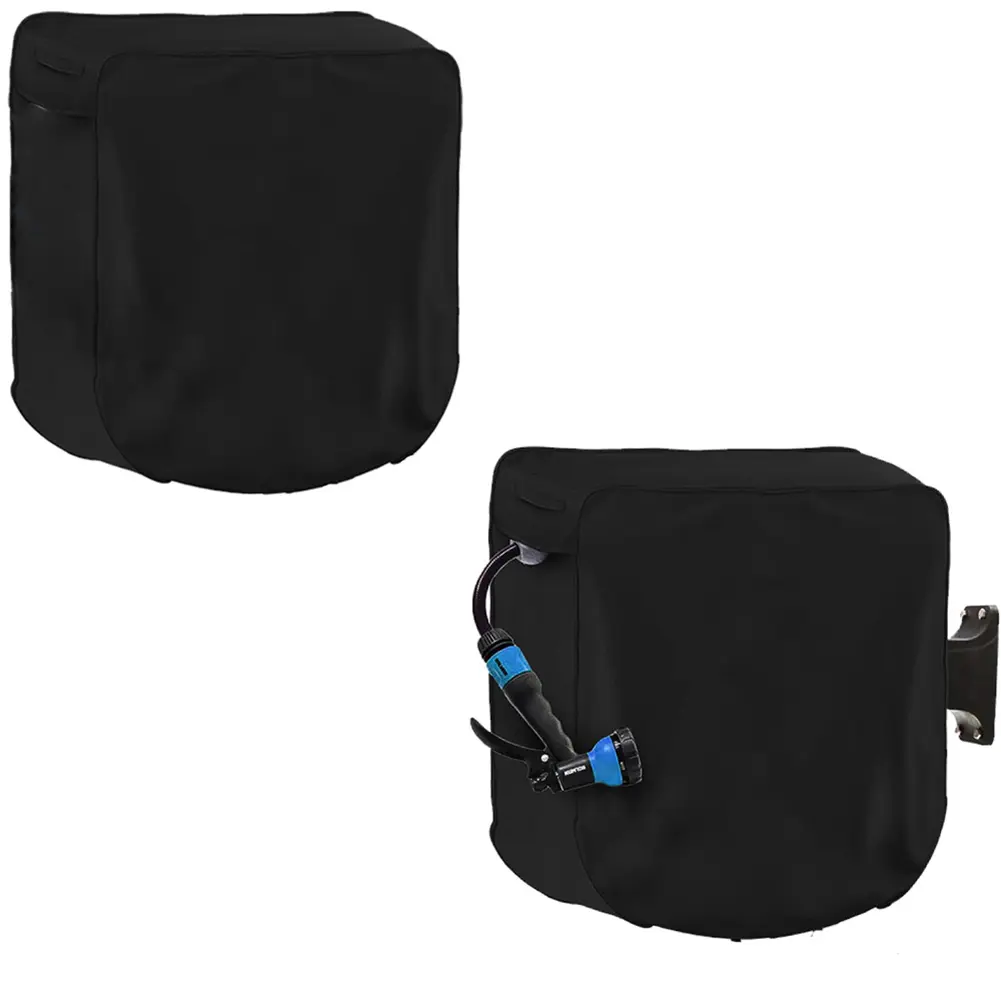 Weather-resistant Hose Cover Black Retractable Hose Cover Weather-resistant Long-lasting Sunproof Garden Outdoor