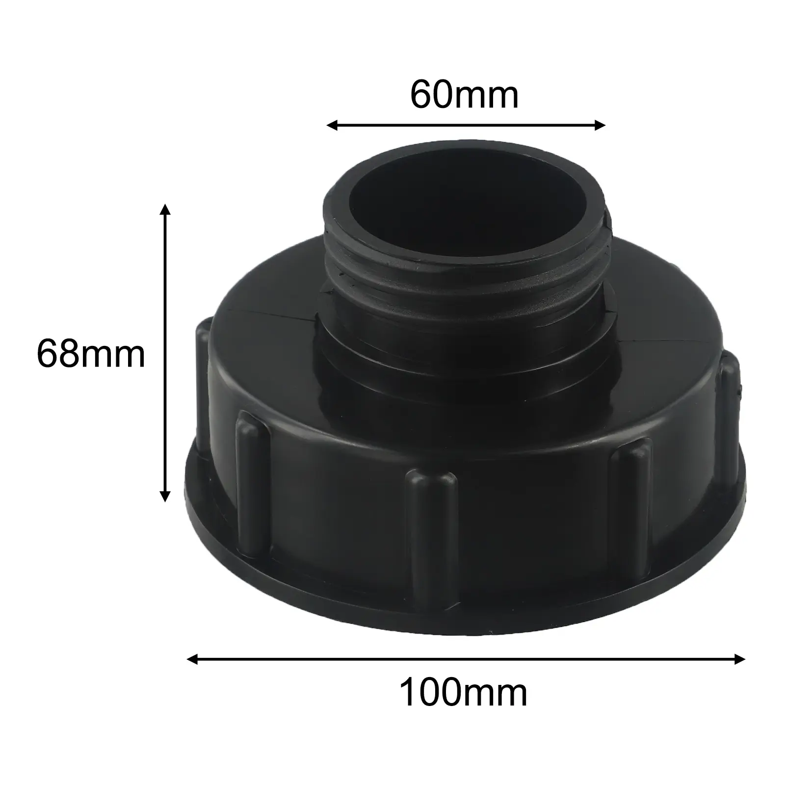 IBC Tank Adapter IBC Adapter Visually Appealing Wear Resistant Resistant To Wear And Tear Black For IBC Water Tanks