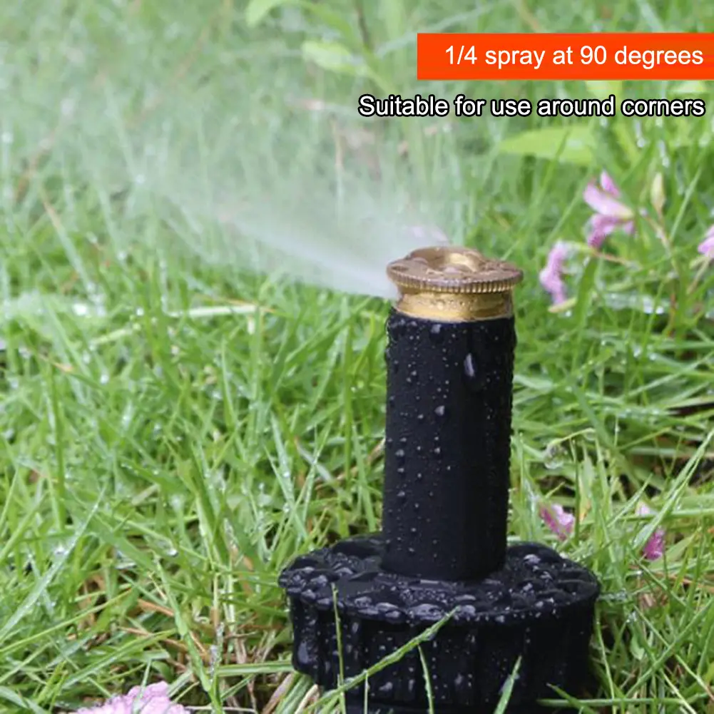 Adjustable Spray 10CM Automatic Sprinkler 3 Adjustable Spray Angles ABS Plastic Construction Easy Installation Design