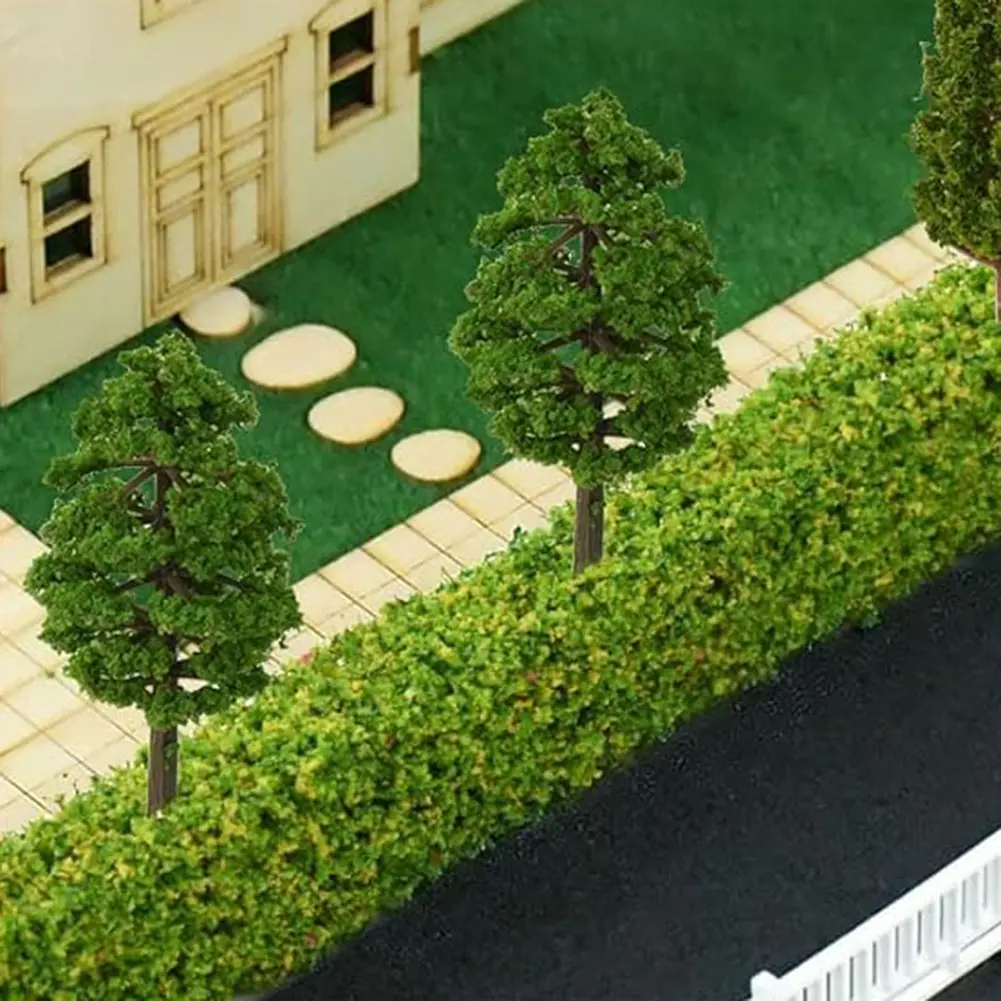 Architectural Models Miniature Shrub Strips Creative Landscaping Flexible Design Options Enhancing Creative Projects