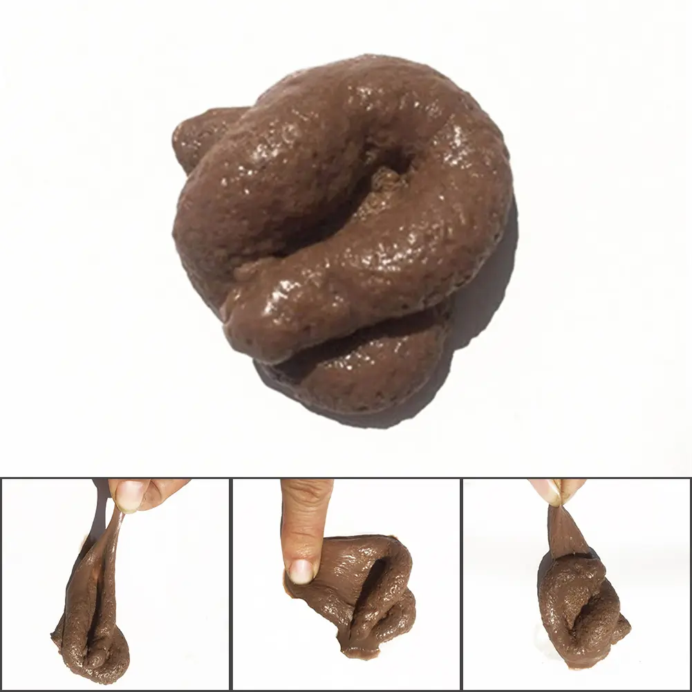Realistic Fake Poop Regular EVA Plastic Joke Fun Party Supplies All Occasions Prank Poop Soft Sticky Waste Turd