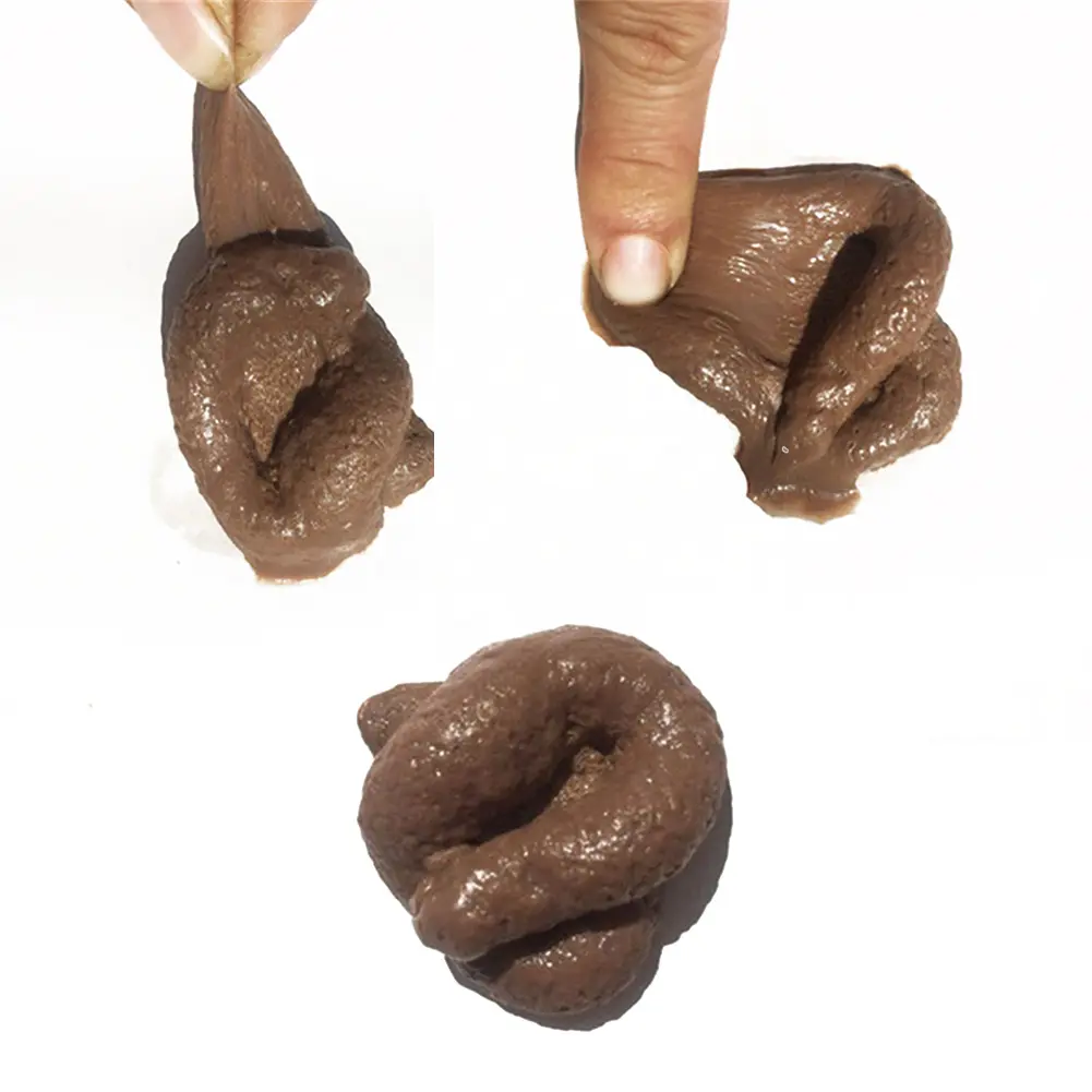 Realistic Fake Poop Regular EVA Plastic Joke Fun Party Supplies All Occasions Prank Poop Soft Sticky Waste Turd