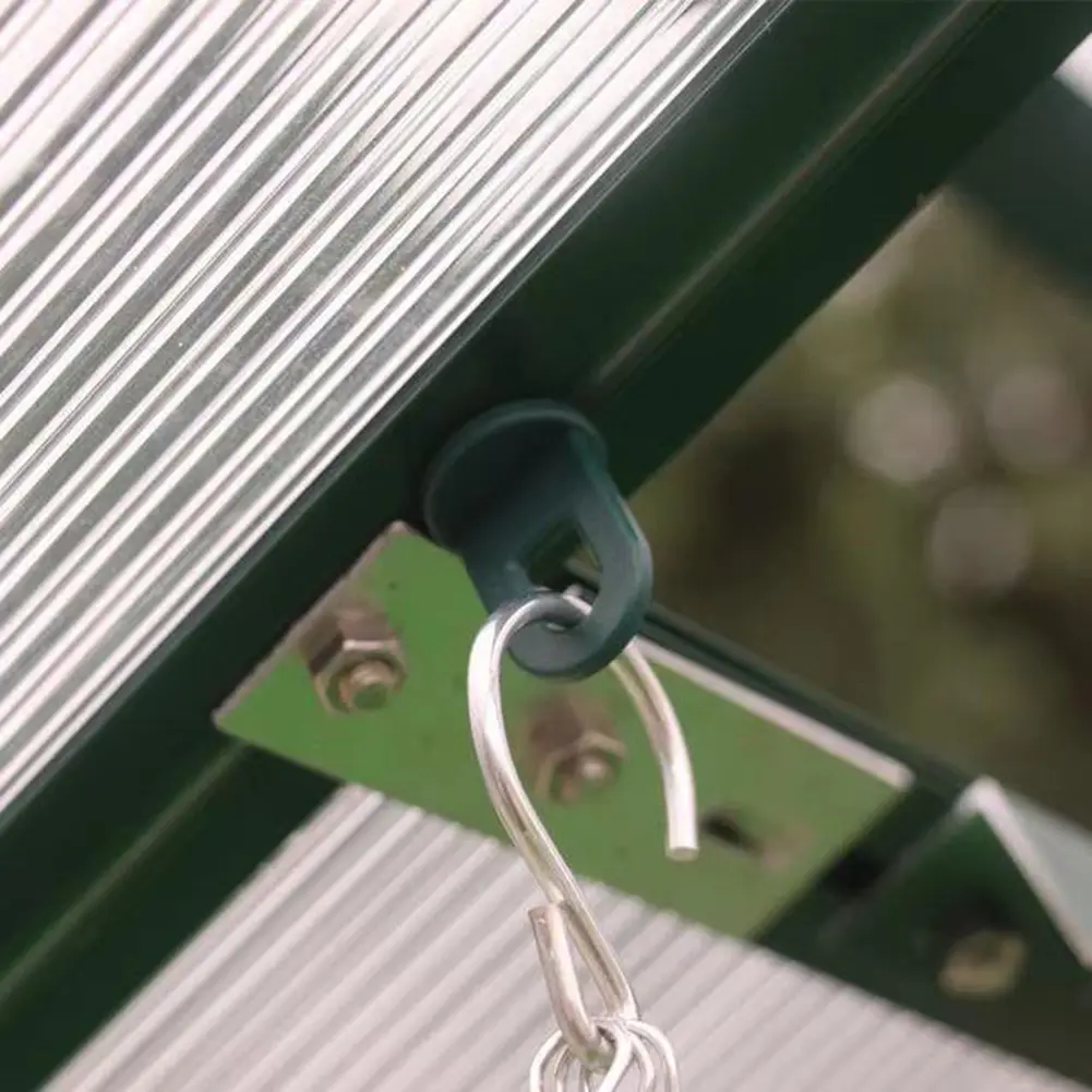 50PCS Plastic Greenhouse Hanging Crop Hooks Hangers Clip Garden Accessories Fixing Clamps Hanging Baskets Camping Drying Hooks