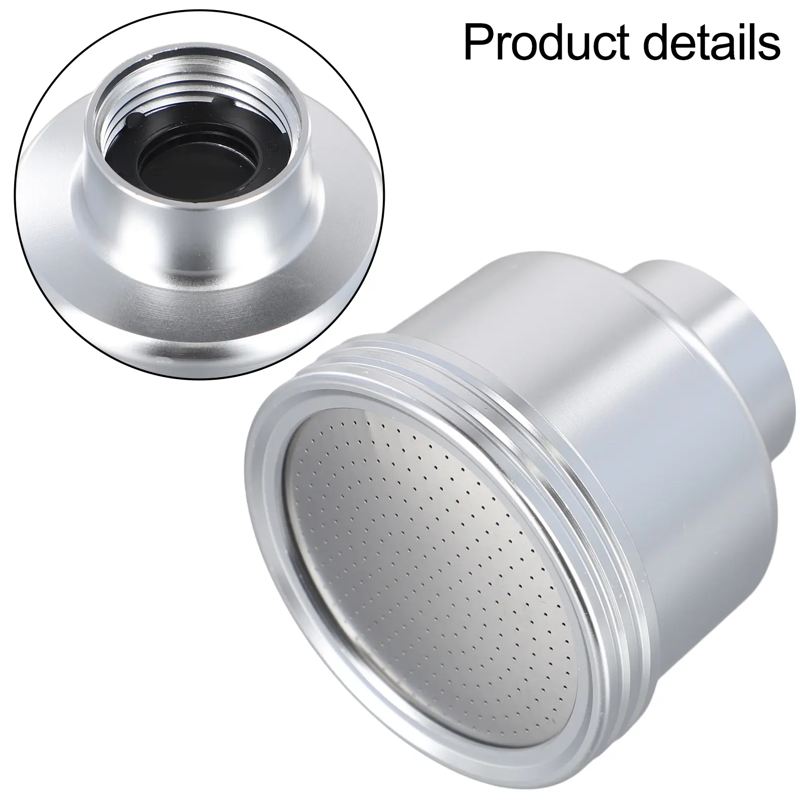 Hose Sprayer Nozzle Portable Resistant To Rust Silver Strong 1 6 *5.5 Cm 6x5.5cm Aluminum Alloy Cars Gardening