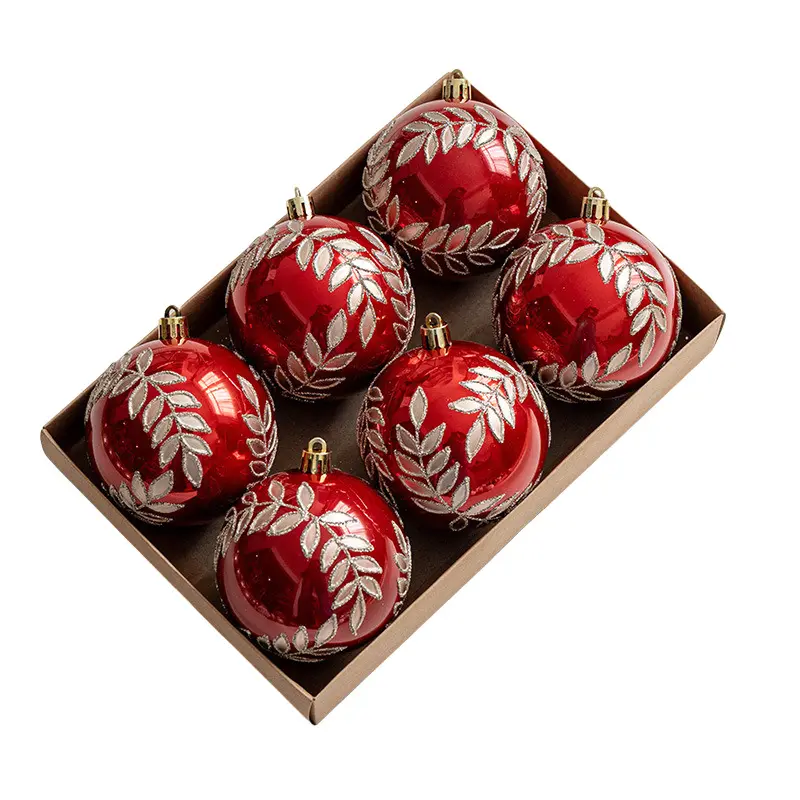 High-end restaurant Christmas balls Home Ornament PVC Decoration Hanging Mansion Office building Party