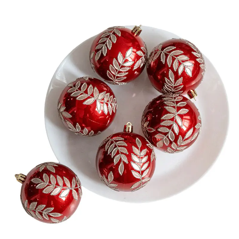 High-end restaurant Christmas balls Home Ornament PVC Decoration Hanging Mansion Office building Party