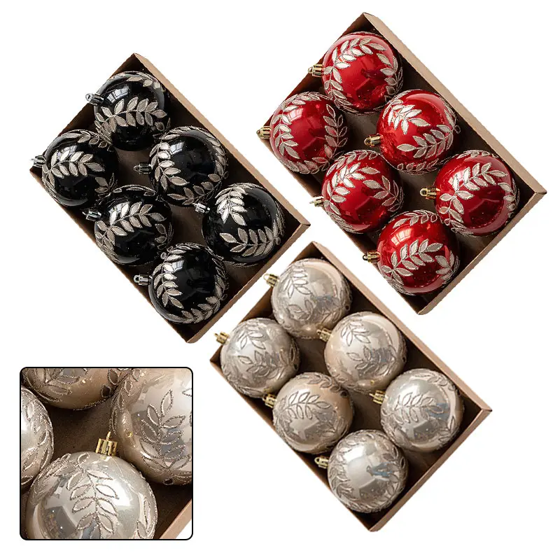 High-end restaurant Christmas balls Home Ornament PVC Decoration Hanging Mansion Office building Party