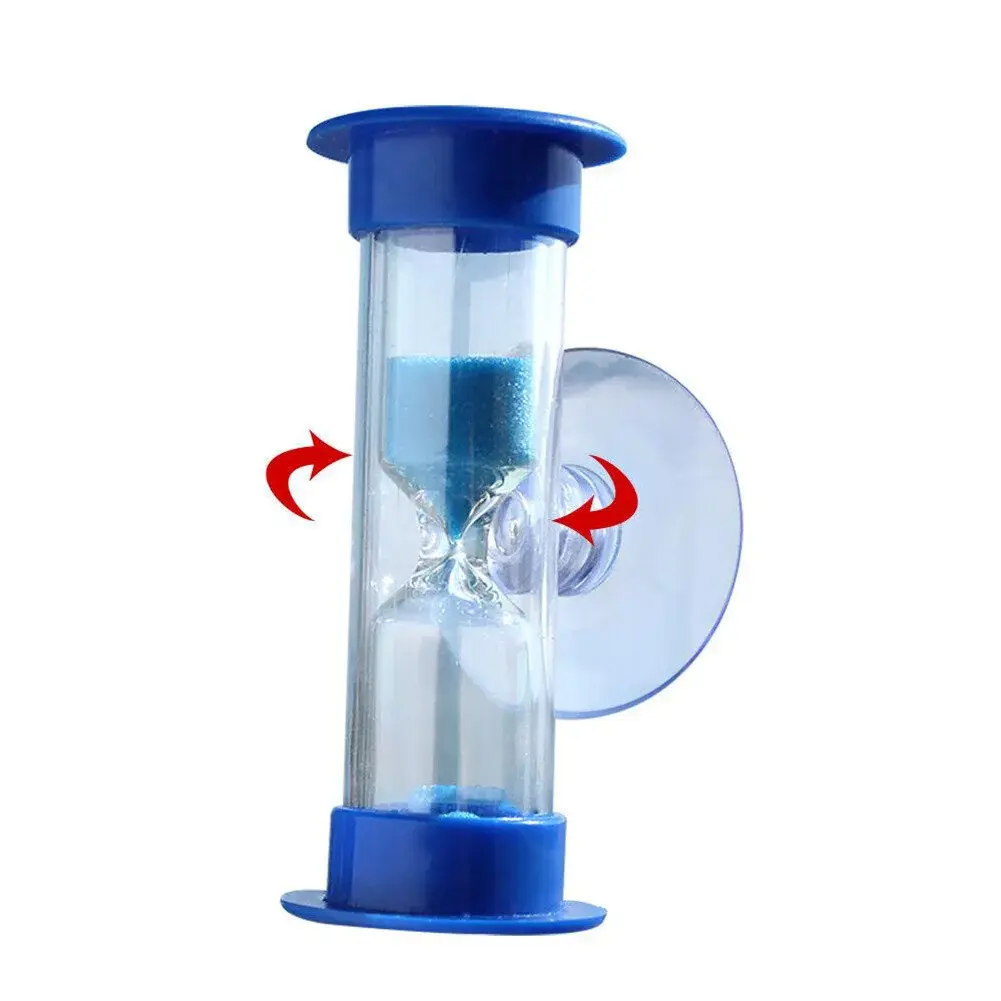 3 Min Blue Hourglass Sandglass Sand Clock Timers Sand Timer Shower Timer Tooth Brushing Timer Children Time Toys Gift