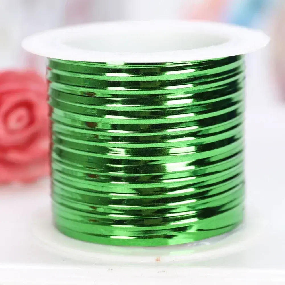 Wire Tie Multicolor Gift Packaging Wrap Ribbon Rope Food Bread Bag Sealing Tying Twine For Home Kidtchen Supplies