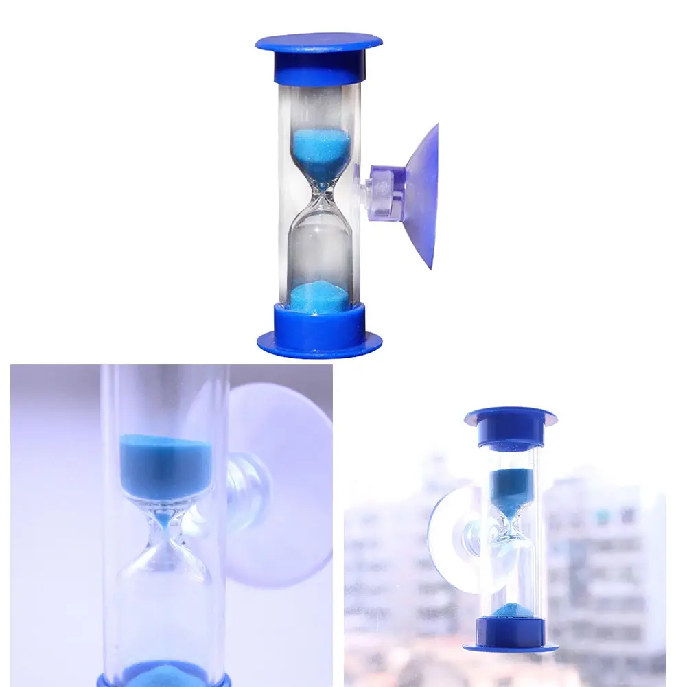 3 Min Blue Hourglass Sandglass Sand Clock Timers Sand Timer Shower Timer Tooth Brushing Timer Children Time Toys Gift