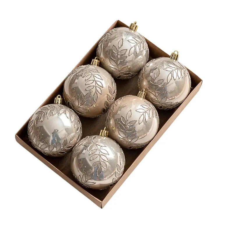 High-end restaurant Christmas balls Home Ornament PVC Decoration Hanging Mansion Office building Party