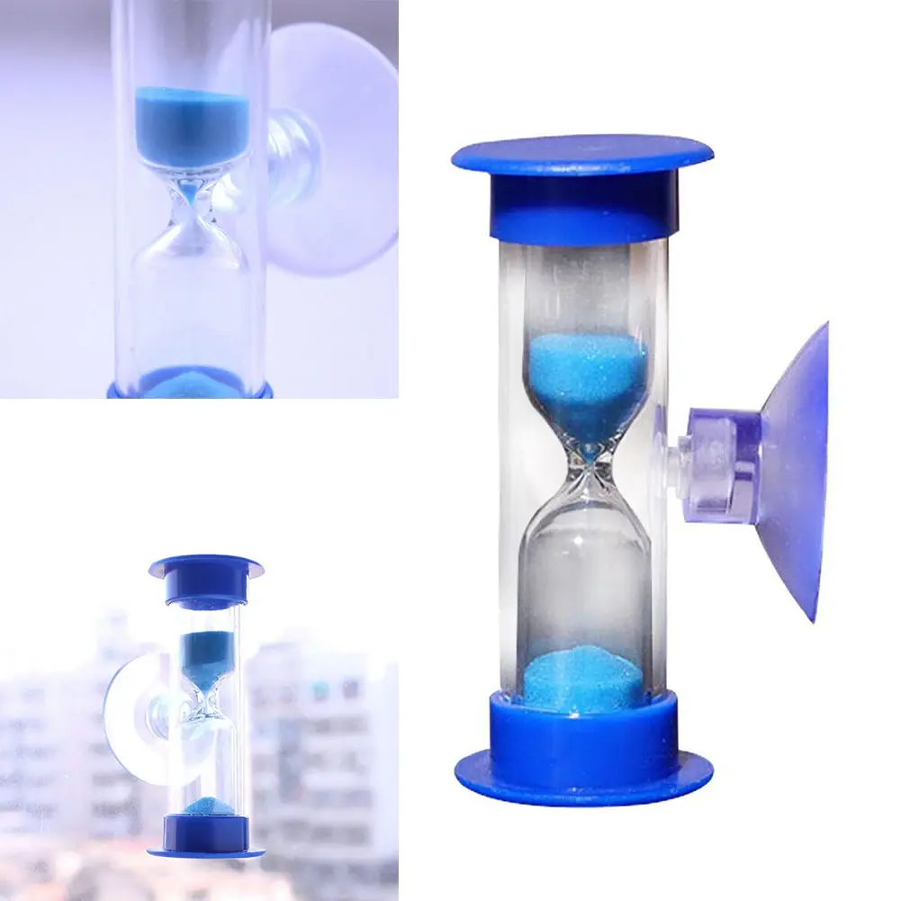 3 Min Blue Hourglass Sandglass Sand Clock Timers Sand Timer Shower Timer Tooth Brushing Timer Children Time Toys Gift