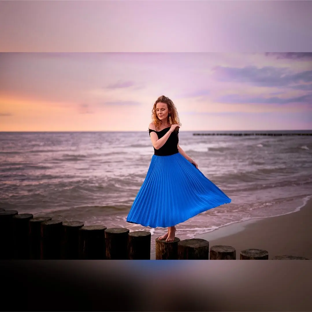 Fashion Royal Blue Elegant Pleated Skirt High Waist Women Ankle Length Skirt Female Ladies High Quality Women Skirt Saia Custom