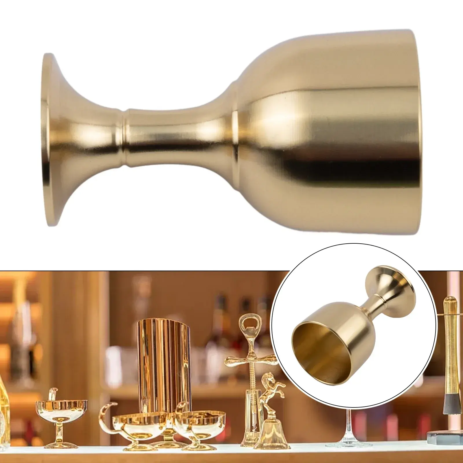 15ml 25ml 30ml 55ml Vintage Brass Mug Red Wine Cup Smooth Edge Water Beer Drinkware Cocktail Glass Wine Set For Party Home