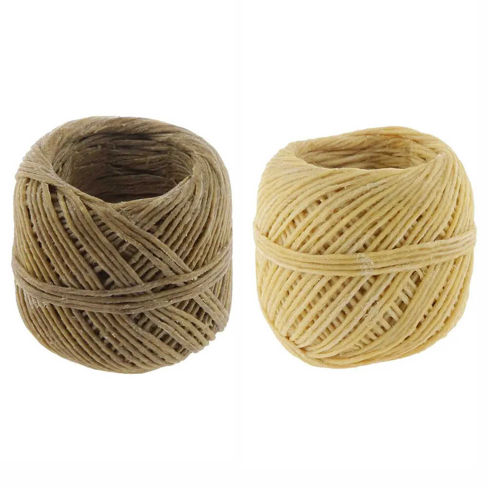 1 Roll Beeswax Wicks 10m Beeswax Coated For Candle Making Hemps Natural Organic Well Wicks Practical Brand New