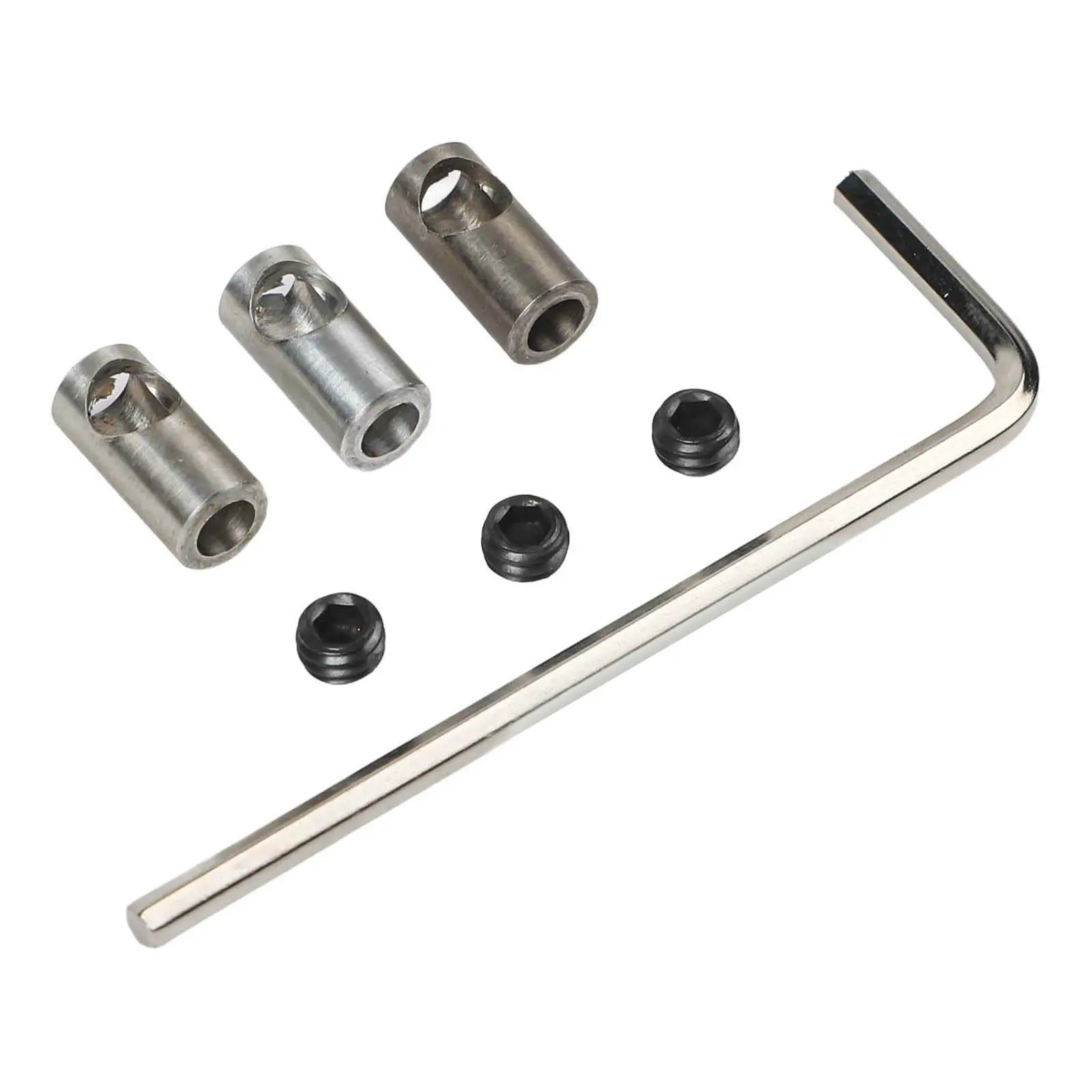 For 3650 550 540 RC Motor Sleeve Adapter Pinion Reducer Screws Shaft 3.175mm To 5mm Axle Change-Over Steel Hot