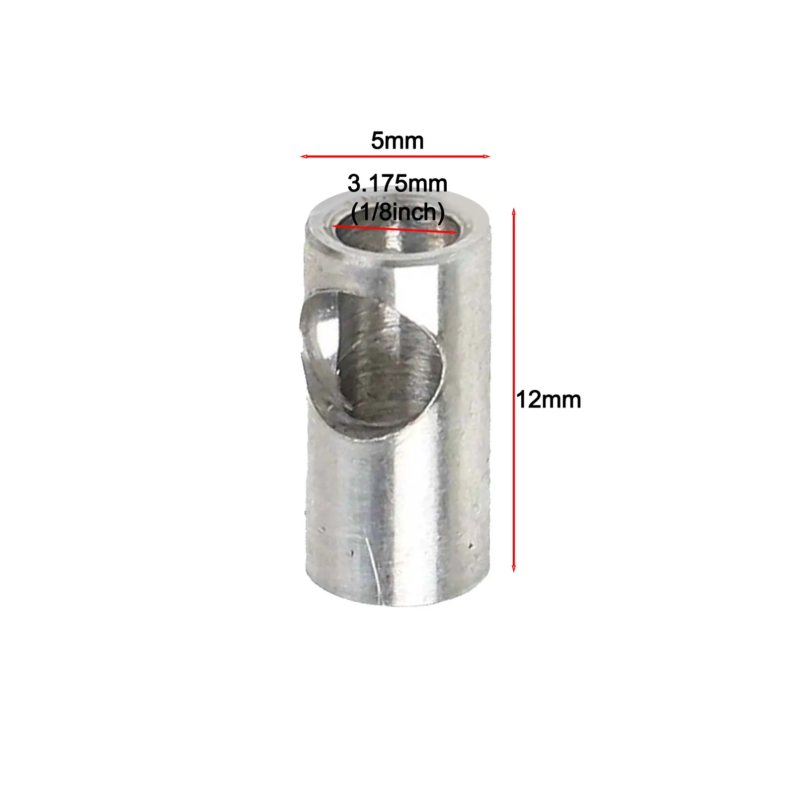 For 3650 550 540 RC Motor Sleeve Adapter Pinion Reducer Screws Shaft 3.175mm To 5mm Axle Change-Over Steel Hot