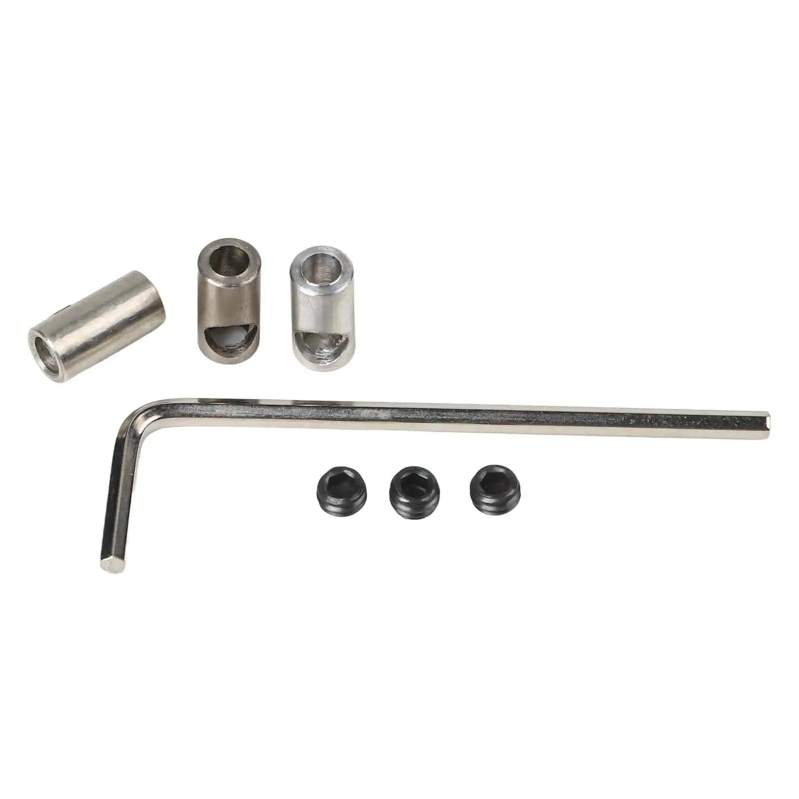 For 3650 550 540 RC Motor Sleeve Adapter Pinion Reducer Screws Shaft 3.175mm To 5mm Axle Change-Over Steel Hot