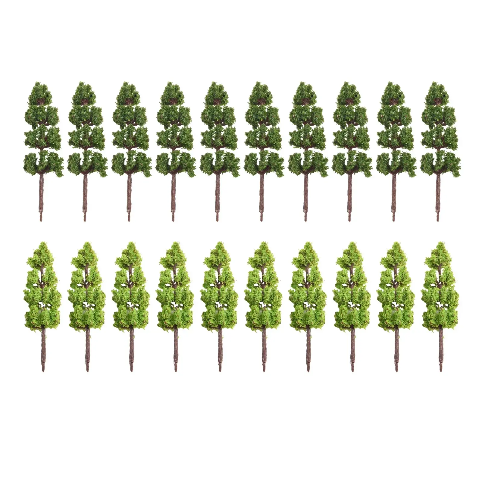 10/20/30pcs Fake Trees Artificial Miniature Tree Scenery Railroad Decoration Building Landscape Accessories DIY Diorama Garden