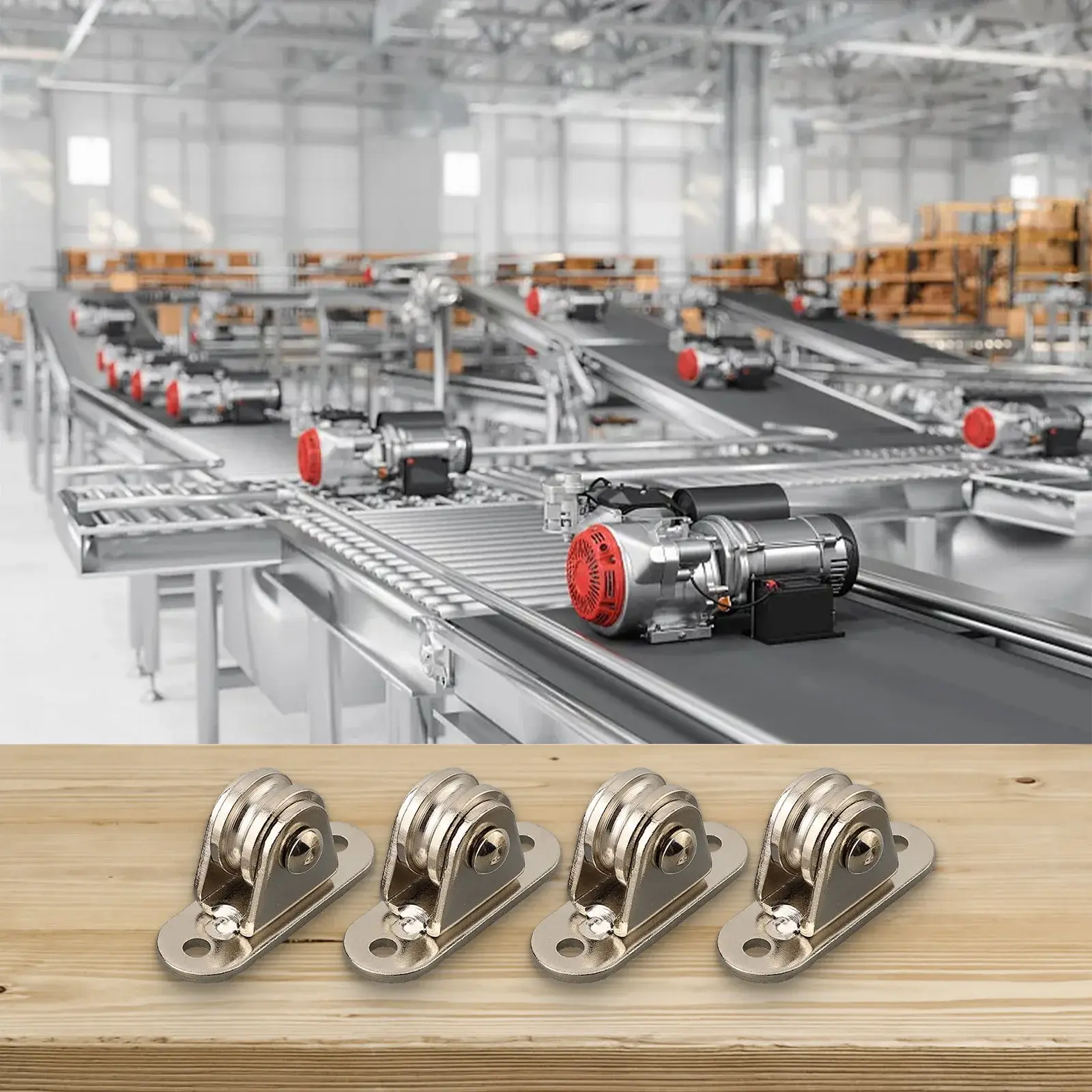 Groove Pulley Wheel Pulley Wheels Silver With Screws Blocks Rollers Groove Pulley Wheels Gym Sliding Gate Silent