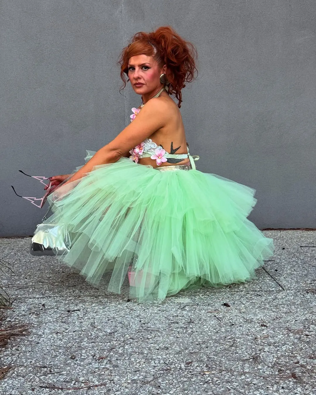 Hot Sale Tiered Tulle High Low Skirts Elastic Waist Petticoat Puffy Long Tulle Skirt Female Ruffled Maxi Skirt Customized