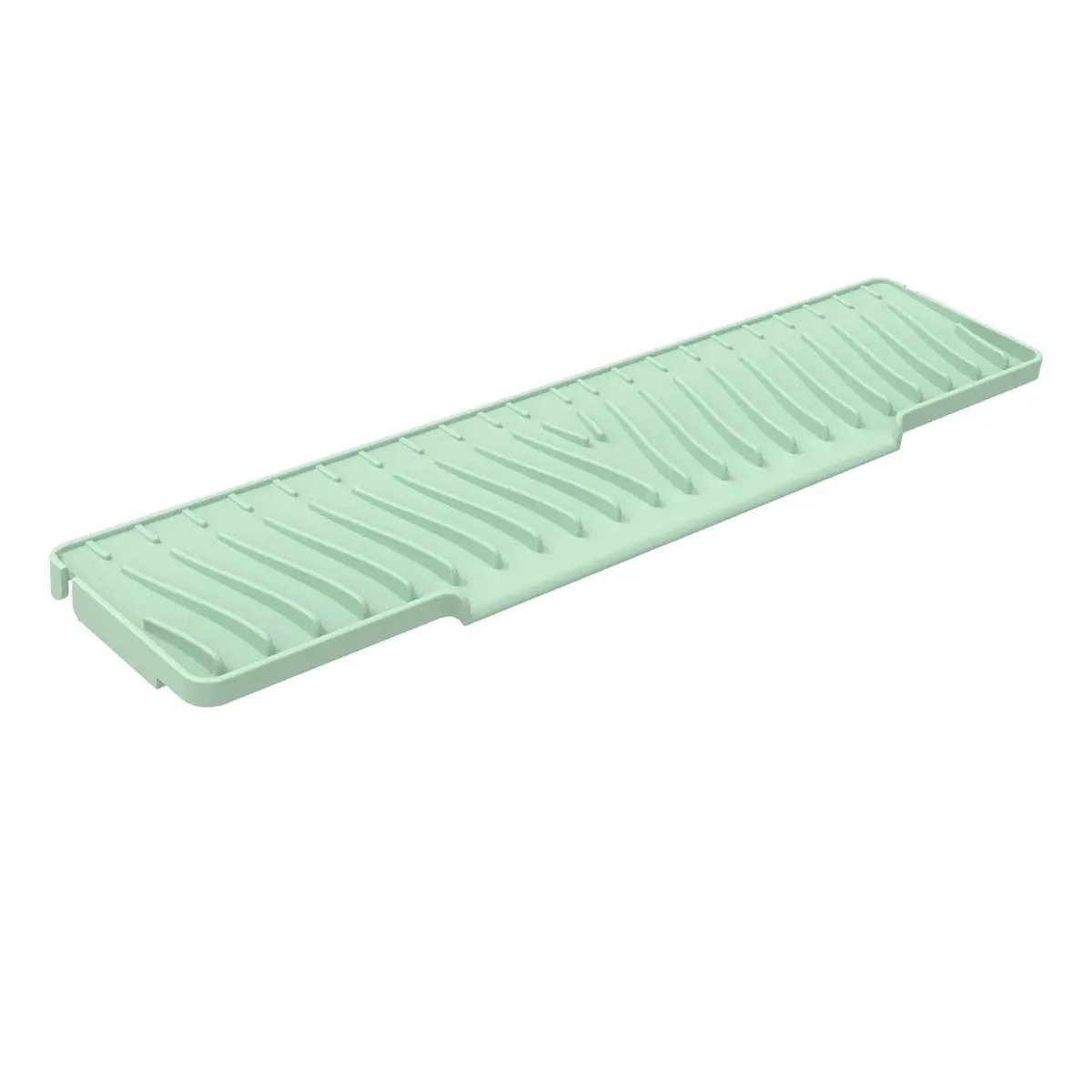 Black Silicone Sink Mat Countertop Mat Sink Splash Guard Space-Saving Design Thick Silicone Material Easy Storage