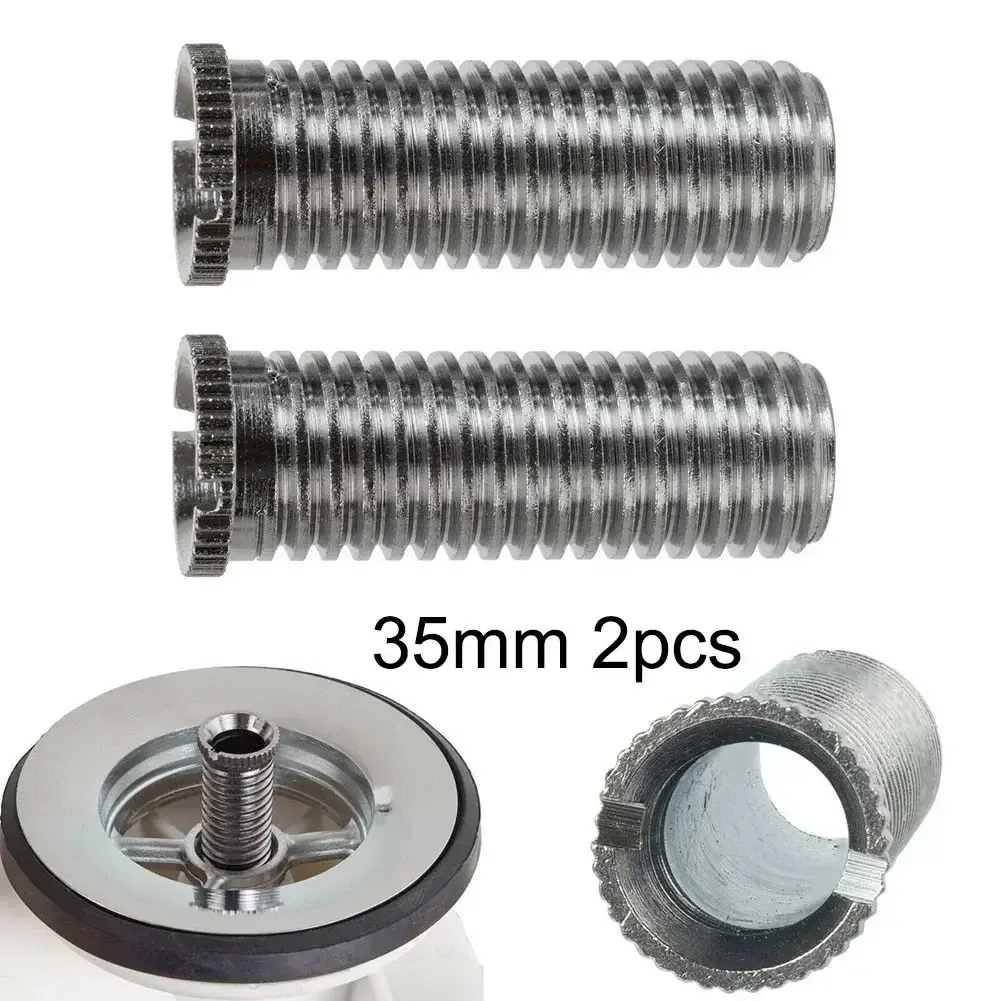 Sink Strainer Screws Plug Screw Bolt 1/2/5pcs 35/45mm Stainless Steel Waste Threaded Screw Connector Kitchen Fixture Parts