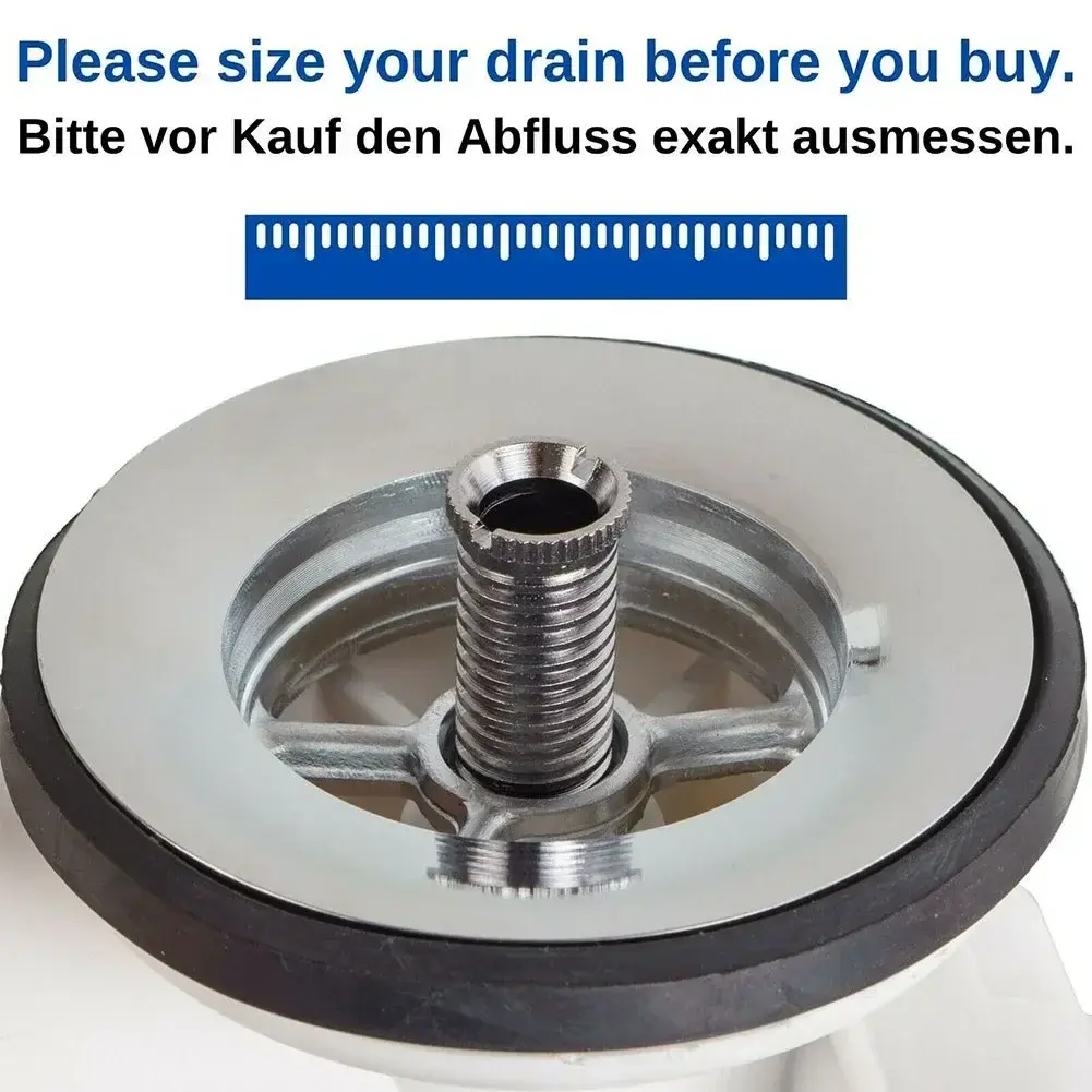 Sink Strainer Screws Plug Screw Bolt 1/2/5pcs 35/45mm Stainless Steel Waste Threaded Screw Connector Kitchen Fixture Parts