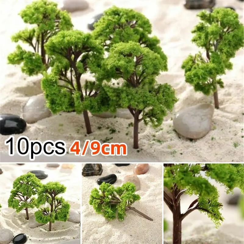 50/20/10pcs 2.8-9cm Model Trees Mini Landscape Decoration Railway Diorama Scale Architectural Model Train Layout DIY Kit