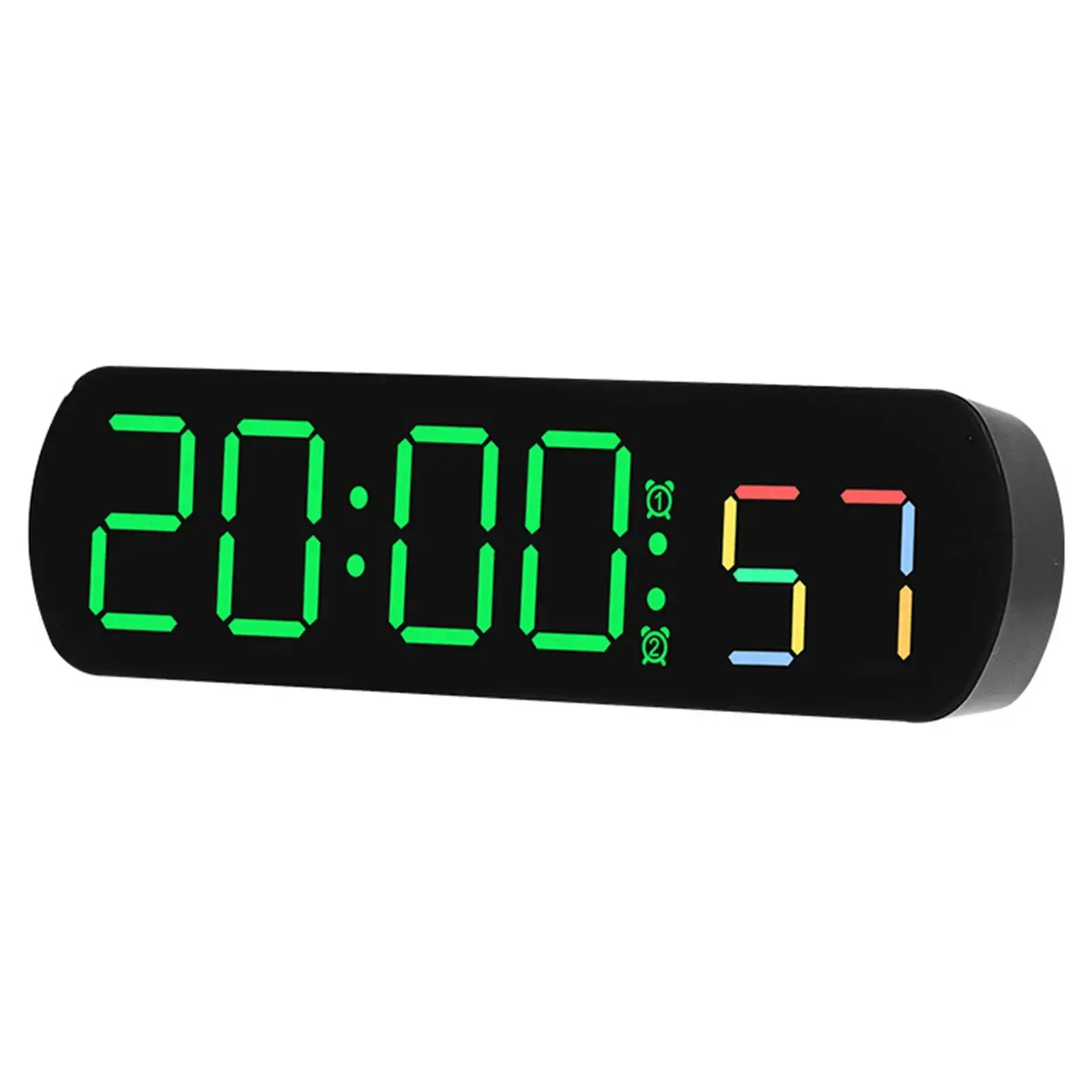 LED Display Digital Clock Multifunctional Creative AAA Batteries/plugged In 12/24H Rectangular Electronic Timer  Home Decor
