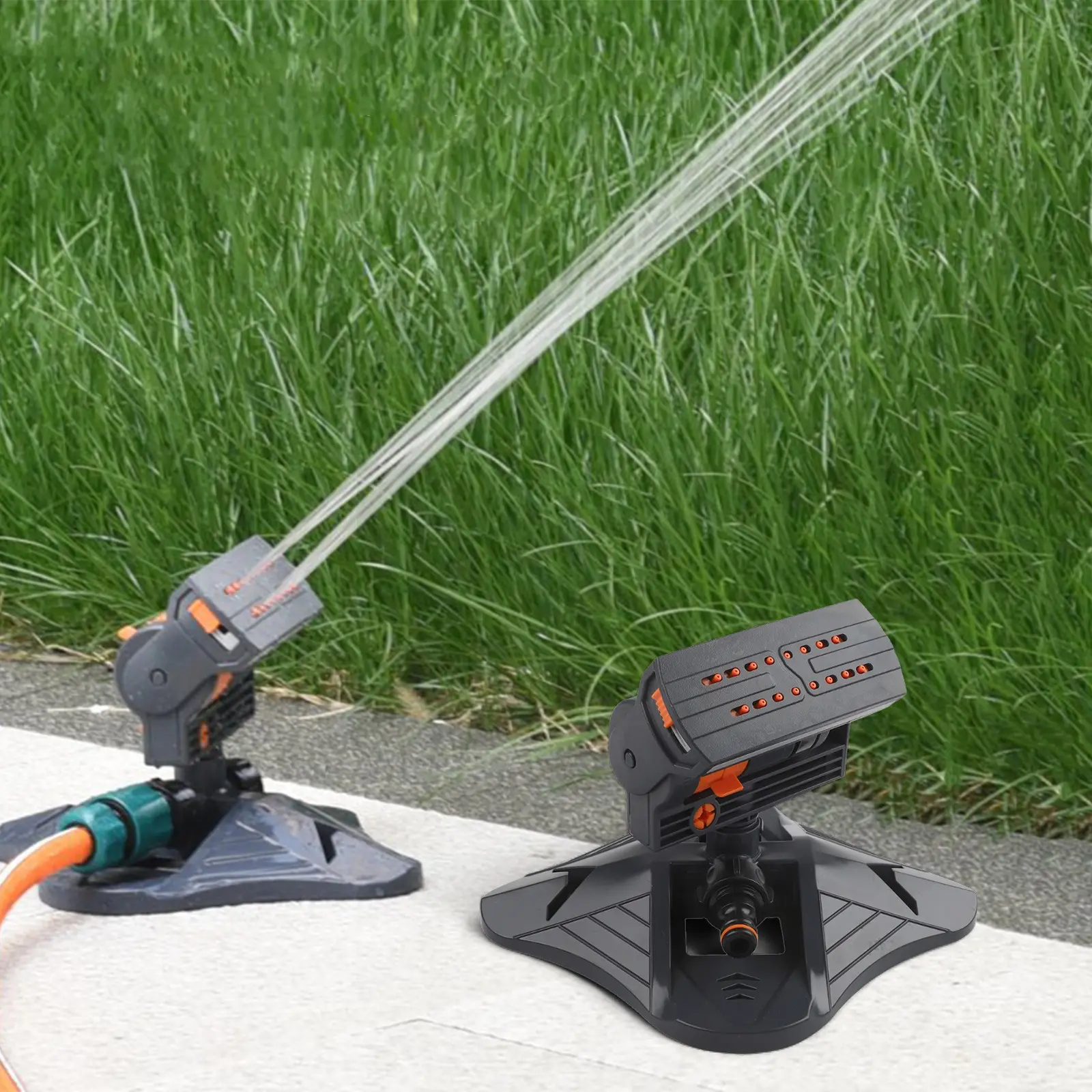 Garden Watering 16-Hole Sprinkler Customizable Spray Range Easy Installation Wide Coverage Sprinkler System Automatic