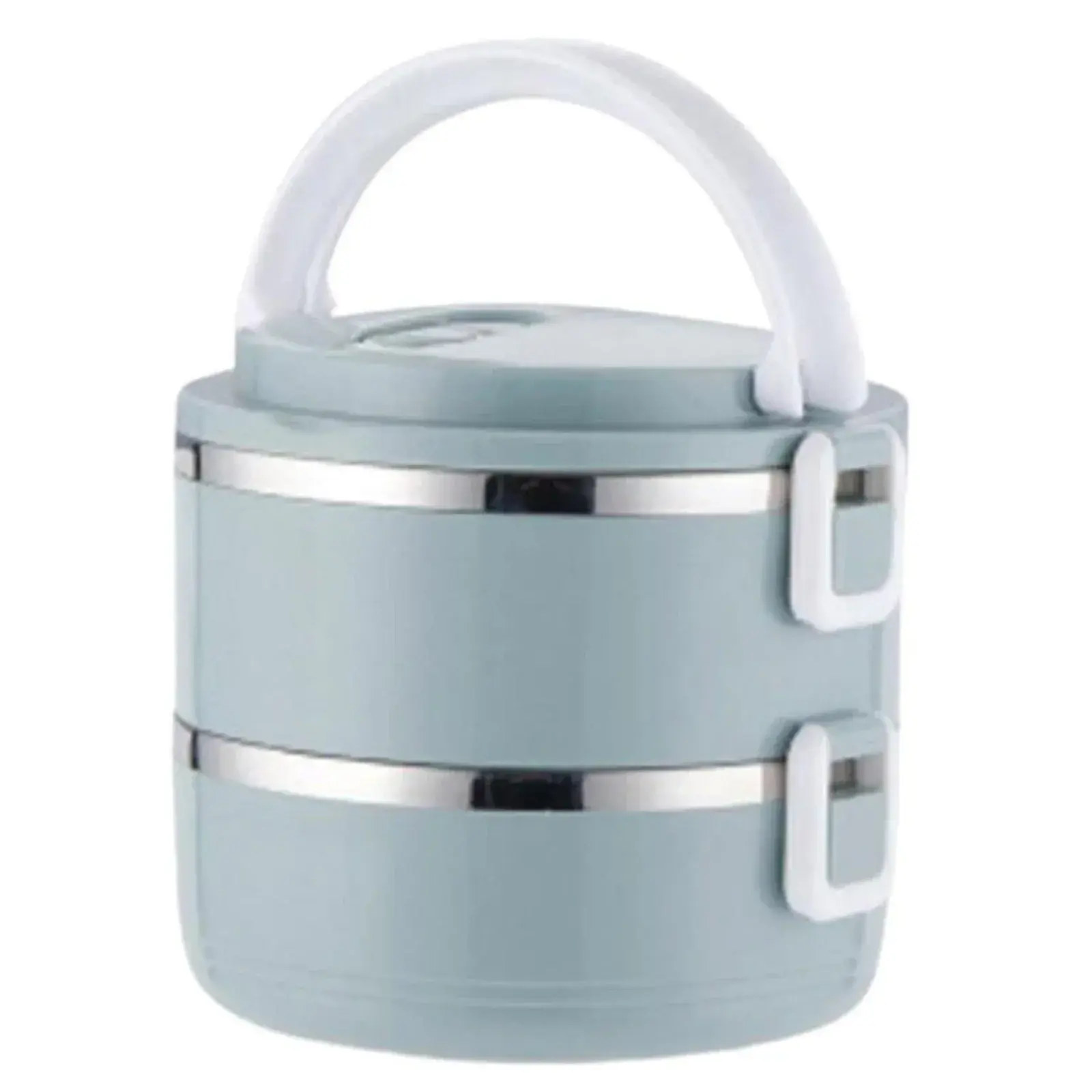 Stainless Steel Lunch Box Multi-Layer Insulation Lunch Box Thermal Food Container Blue Green Bento Box Leak-proof Container