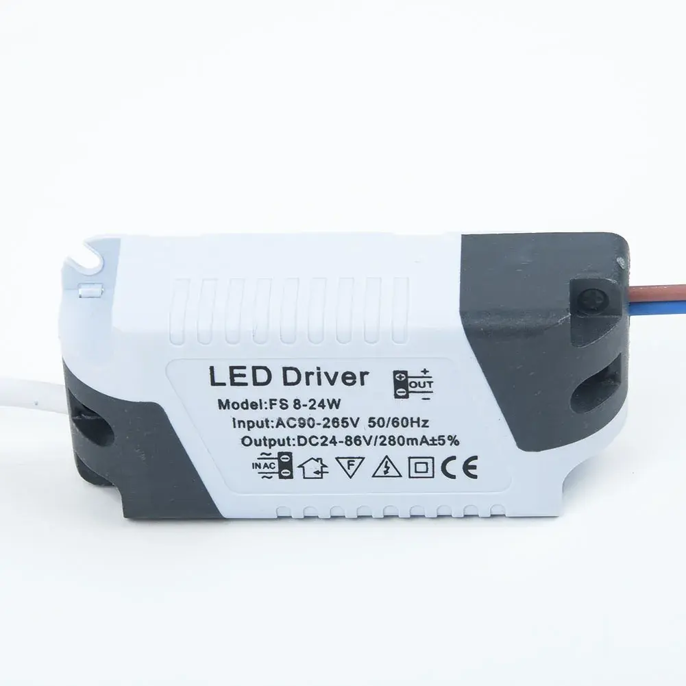 LED Driver 280mA 8-24W AC 110V 220V To DC 24V Lighting Transformator Convert Light Lamps Lighting Waterproof Electric Supply