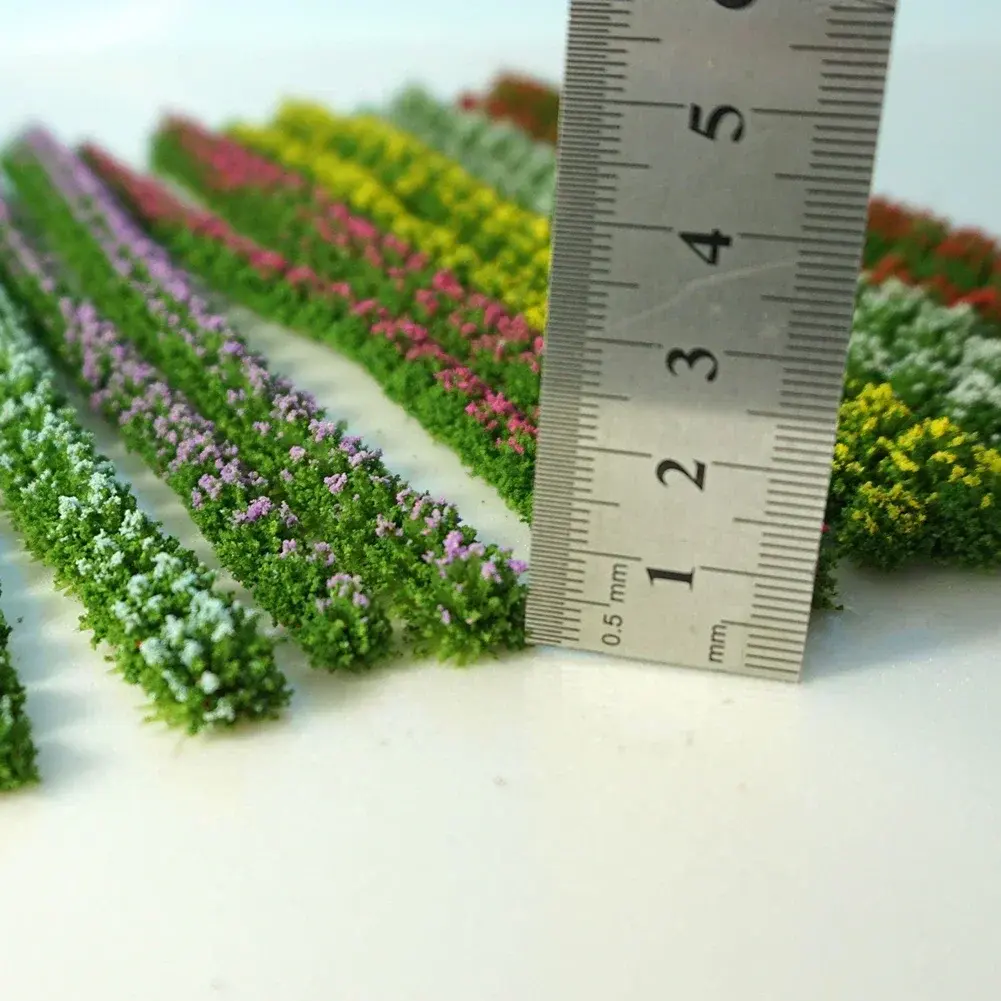 Self Adhesive Static Grass Tufts Model Railway Wargame Scenery Railroad Modelling Diorama Miniature Building Sand Table Model