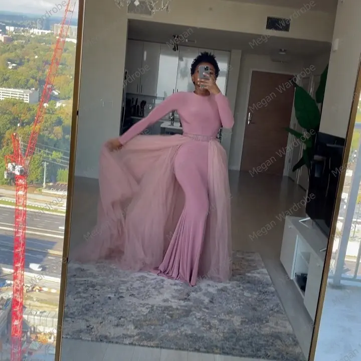 Sexy Long Tulle Overskirt krilo Detachable Tulle Skirts For Party Gowns Floor Length Elastic Waist Women Wedding Skirts szoknya