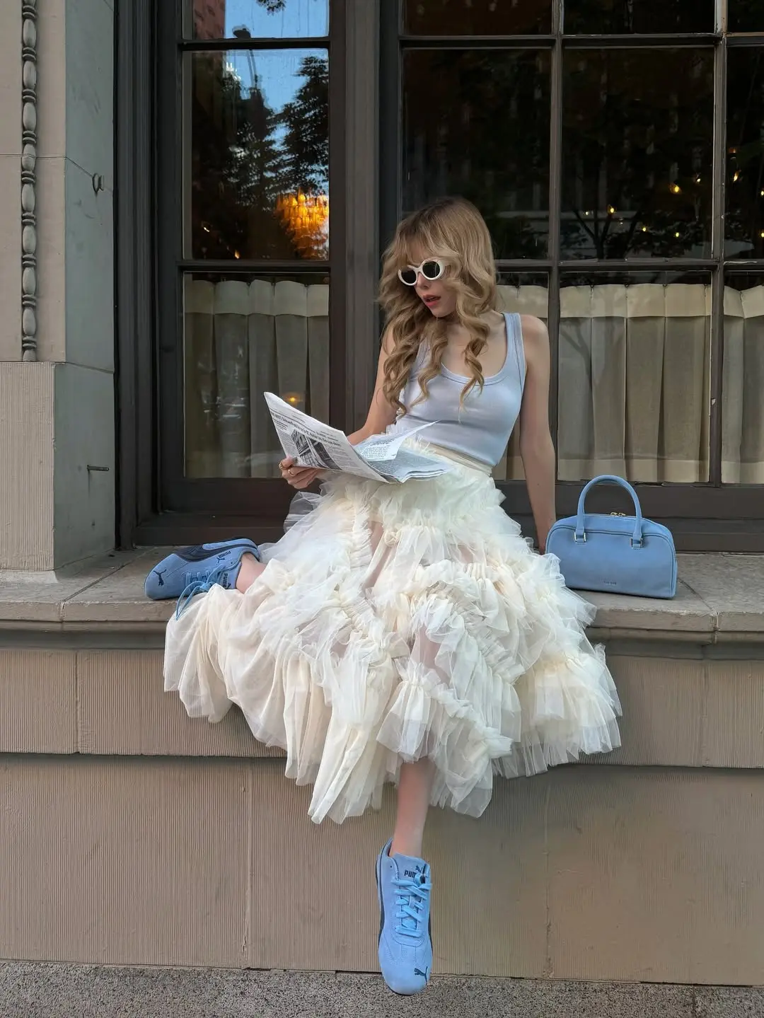 Tulle Skirt with Multiple Layers High Waist A-Line Skirt Made of Soft Polyester Fabric Perfect for Party and Daily Wear