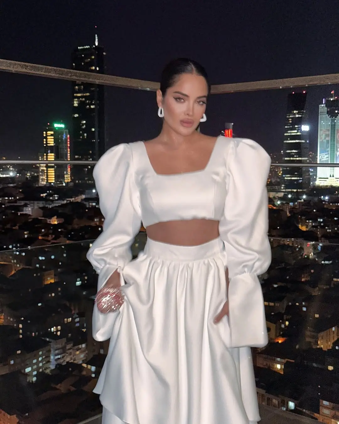 Women's Satin Skirt with High Slit Design and Layered Hemline for Formal Occasions Comfortable and Stylish Bottoms for Evening