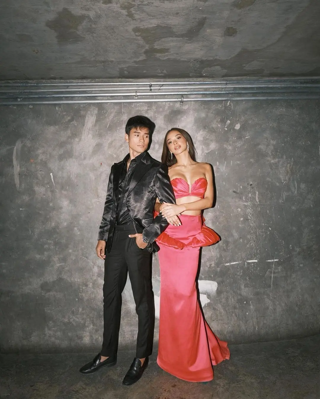 Watermelon Red Satin Skirt Long Women Formal Wear 3D Waist Long Skirt Saia Mujer Faldas Lady Trendy Street Mermaid party Skirt