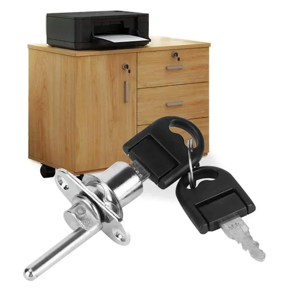 1PC Zinc Alloy Drawer Lock Computer Desk Cabinet Mailbox Drawer Cupboard Locker Cam Lock Silver For Cabinet Bookcase Drawer