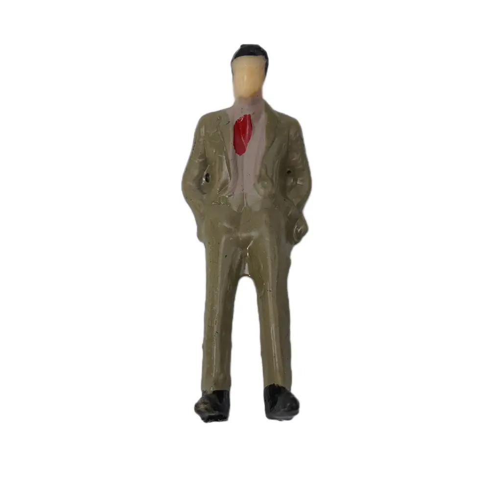 100Pcs 1:50 Scale Model Miniature Figures N Scale Painted Scenes Modelling People Assorted Poses Multicolor Passenger
