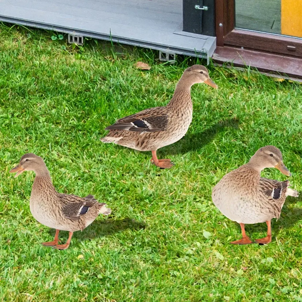 1pcs Acrylic Duck Garden Stake Garden Decoration Chicken Garden Figures Yard Garden Statue Decor Outdoor Lawn Decor Decoration