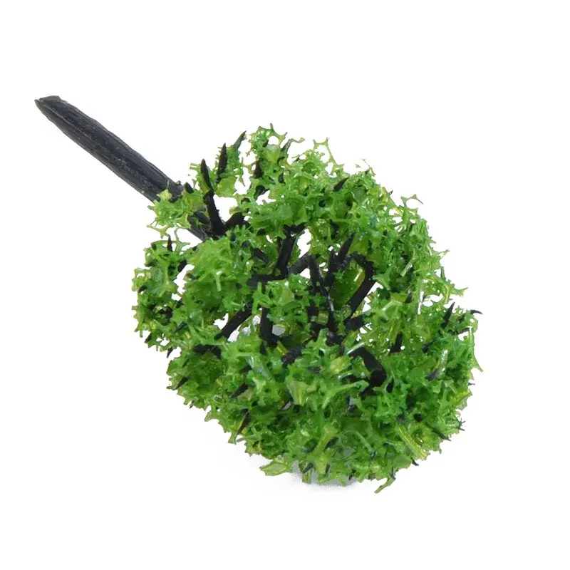 40Pcs Plastic Model Train Artificial Miniature Tree Scenery Railroad Decoration Building Landscape Accessories Toys For Kids